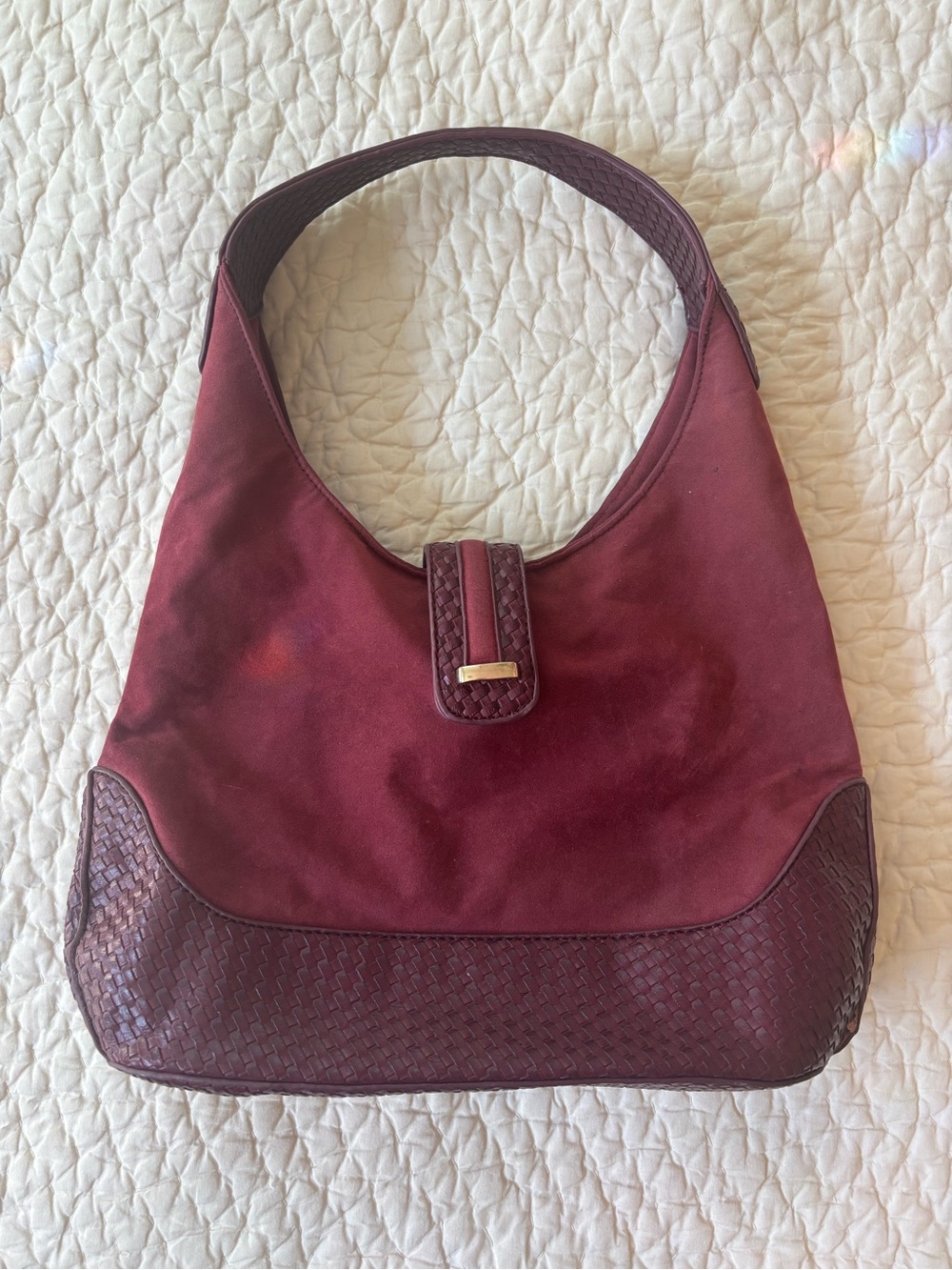 Women's Burgundy Shoulder Bag